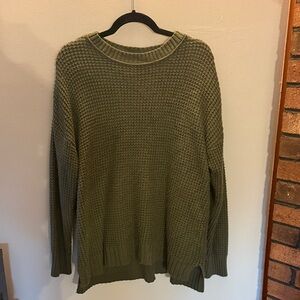 SO Women's Knit Sweater in Olive
